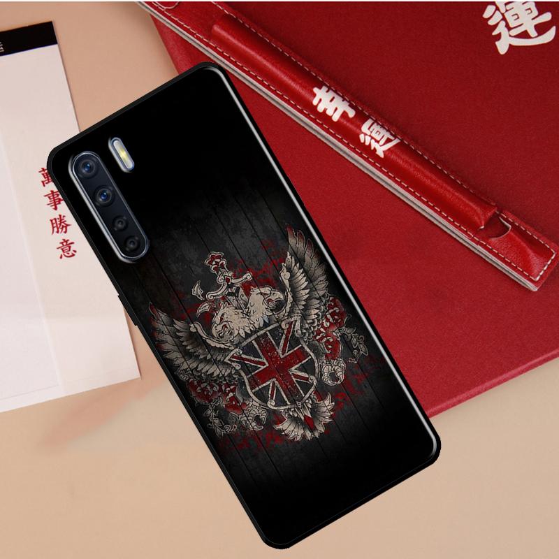 England British UK Union Jack Flag Case For Oppo A40 A78 A54 A74 A94 A17 A57 A77 A76 A16 A96 A18 A60 A80 A38 A58 A98 A15 A5 Pro