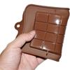 4-Pack Silicone Chocolate Molds for Homemade Chocolate, Candy, Jelly, or Ice Cubes, Brown, Rectangle