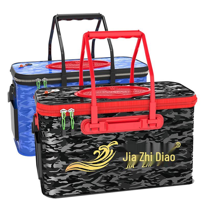 Multi-functional Foldable Fishing Bucket and Fish Protector