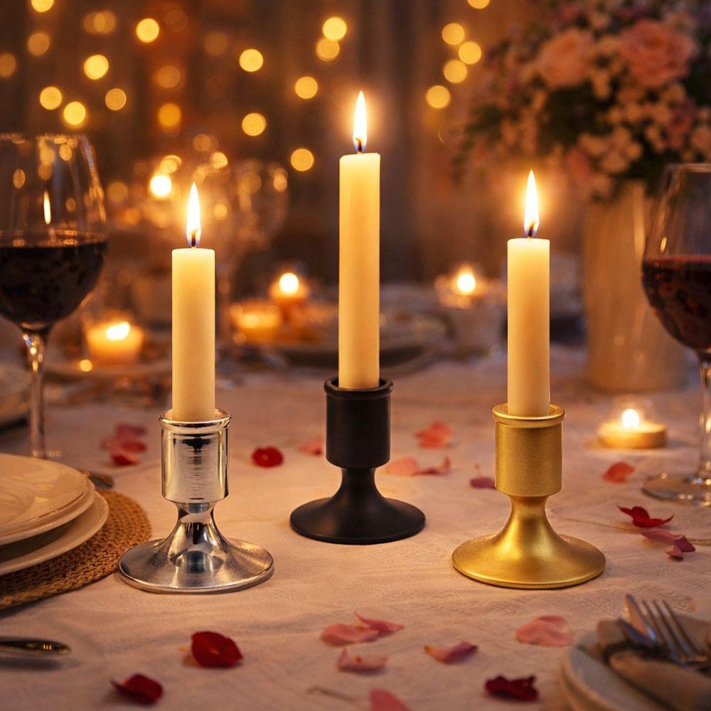 Metal Taper Candlestick Holders Table Centerpiece Candle Stands  Home Decoration