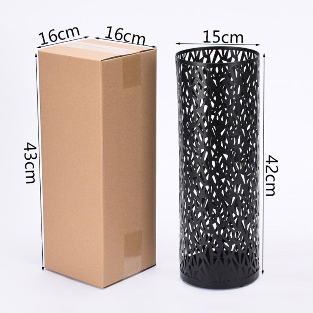 Hollowed Umbrella Holder Metal Umbrella Organizer Bin Durable Umbrella Stand  For Home Hotel Office