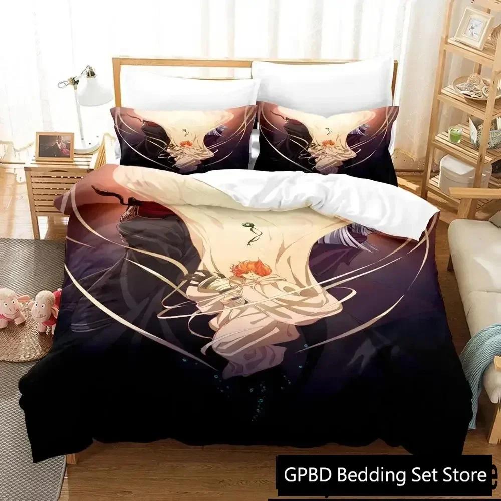 

Anime Ancient Magus Bride Beding Set Bedrom Soft Modern Bedspreads Comefortable Children Kids Soft Duvet Cover Comfortable Quilt Cover And Pilowcase 120*200cm Single