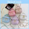 Adorable Cartoon Sequin Child Shoulder Bag Unisex Kids Purse With Bear Design