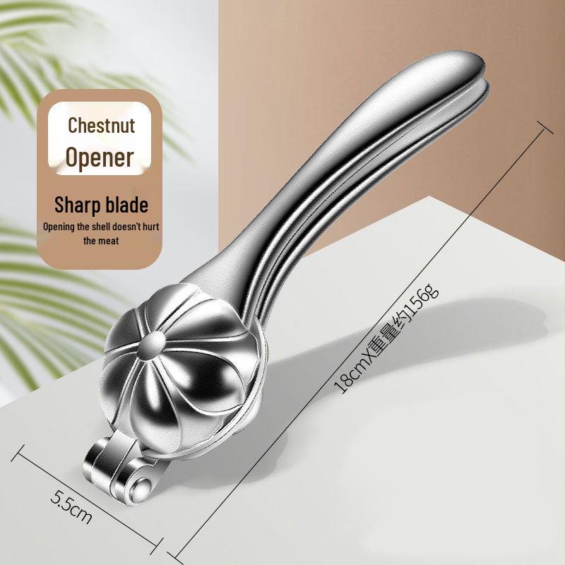 

Орехоколка и очиститель каштанов из алюминиевого сплава, многофункциональный инструмент для открывания орехов