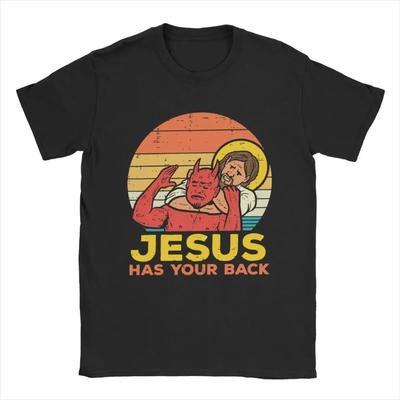 Jesús Te Cubre Jiu Jitsu Camisetas Retro Mujer y Hombre Algodón Vintage Camiseta de Manga Corta Tallas Grandes Tops