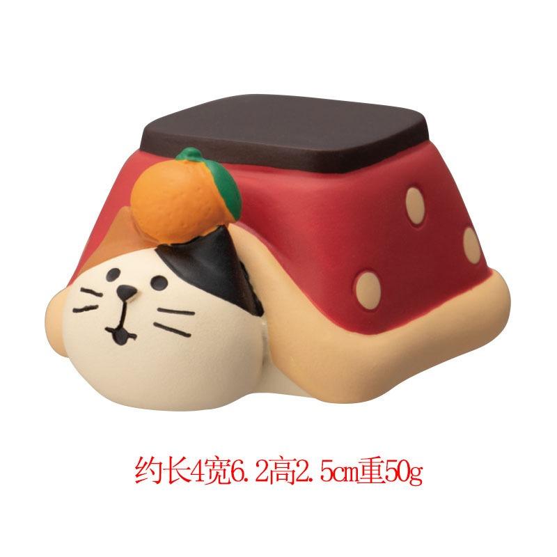 ZAKKA Grocery Japanese Cat Orange INS Creative Tide Play Miniature Gifts Resin DIY Home Furnishings, Crafts Ornaments
