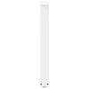 Vidaxl Coffee Table Legs, 2 Pcs, White, 50X(72-73) Cm, Steel