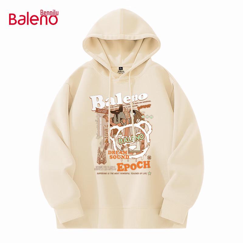 Baleno Men's Loose Fit Hooded Sweatshirt