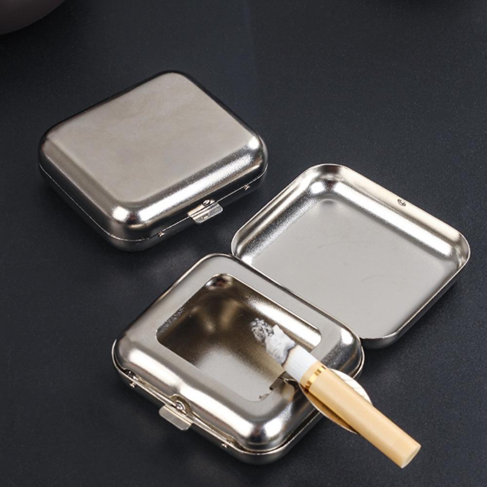 Creative Square Pocket Portable Fashion Outdoor Smoke Holder Ash Tray Smoking Accessories Ashtray