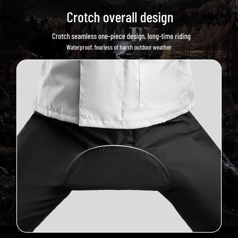 Blue Lion Men's Split Motorcycle Rain Suit – Anti-Storm Riding Gear for Takeaway Riders