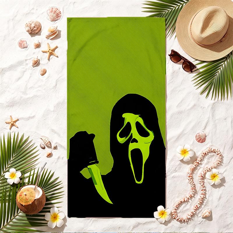 Ghostface Soft Beach Towel Stylish Beach Pool Towel for Summer Seaside Vacation Travel