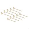 10 Pieces Mini Wooden Hammer Balls Toy Pounder Replacement Wood Mallets for Kids, Crafts And