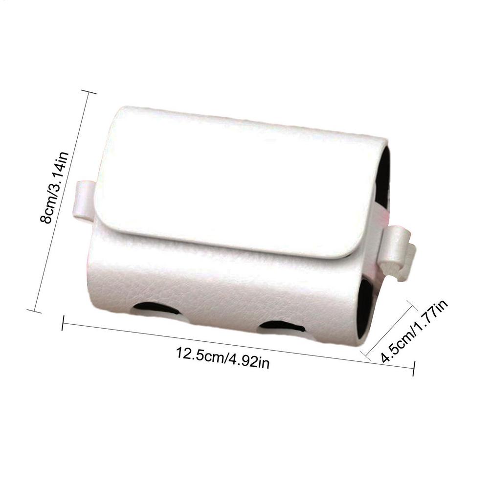 Golf Ball Bag Pouch with Holder Golf Belts Waist Bag Small   Golf Sports Accessory PU Leather Golf Ball Sack