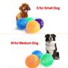 Pet Dog Toys Cat Puppy Sounding Toy Polka Squeaky Tooth Cleaning Ball TPR Training Pet Teeth Chewing Toy Thorn Balls Accessories