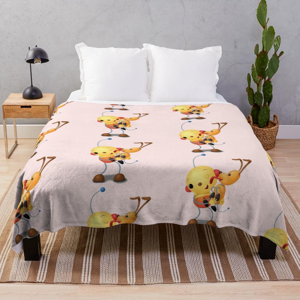 rolie polie olie Throw Blanket