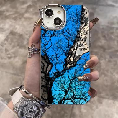 Vecchio Albero Morto Increspature d'Acqua Adatto per Custodia per Telefono Cellulare Apple 15PROMAX Iphone16/13 Apple 14 Uomo e Donna 11