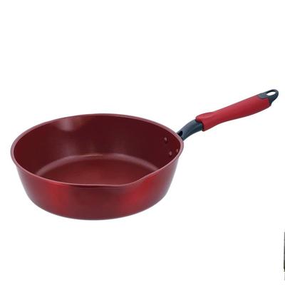 Bestco Brat-IH Lecker-Zeichen Evolt Pfanne, Tief, 28cm, Rot, Kompatibel, NM-106,