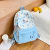 Schoolbag Japanese cute cartoon printed backpack female ins small fresh contrasting color primary and secondary school backpack casual backpack