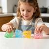 Glitter Dinosaur Squishy Toys Stress Relief Sensory Toys  For Stress Anxiety Relief
