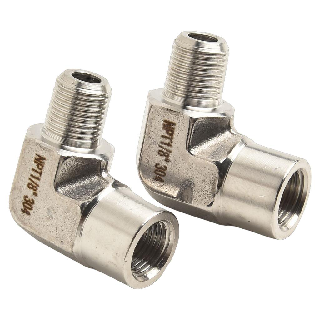A Practical Solution To Your Pipeline Needs This Set Includes Two Sturdy Stainless Steel Connector Adapters (NPT)