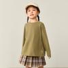 Mini Balabala Kids' Basic Letter Long-Sleeve T-Shirt