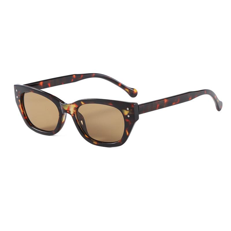 Anti Uv 400 Cat Eye Sunglasses For Women Men With Geometric Frame For Outdoor Travel