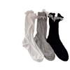Sweet Lace Pile Socks, Thin Summer Girls' Breathable Calf Socks