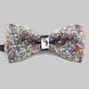 Mens Rhinestones Pre-Tied Bowtie Neckwear for Wedding Banquets Party Neckwear