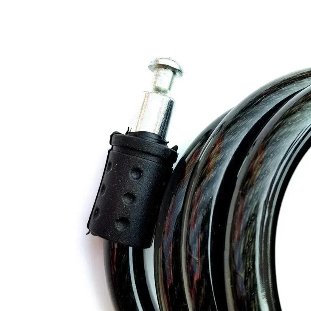 Mountainous Bicycle Anti-theft Steel Cable Ring Shaped Steel Wire Lock Thickened Key Lock Shear Resistant Ring Lock Outdoor Tool