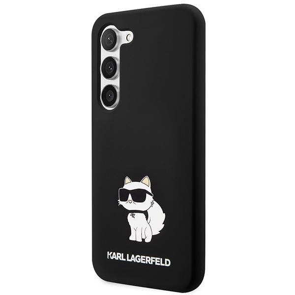 Karl Lagerfeld Klhcs24Msnchbck S24+ S926 Hardcase Czarny/Black Silicone Choupette