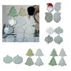 Christmas Theme Quicksand Silicone Molds Epoxy Resin Casting Mold DIY Craft Keychain Pendant Mold Handmade Jewelry Tool