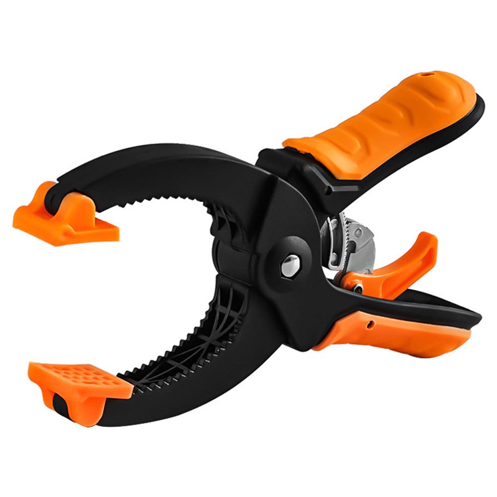 6/8 Inch Ratcheting Hand Clamps Spring Clamps Jaw Opening Clamping Force For Gluing Securing Woodworking Tools