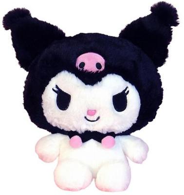 Nakajima Corporation Sanrio Furry Plush Toy Kuromi Small 147943-20