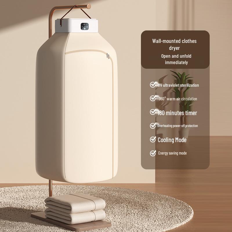 

Compact Foldable Clothes Dryer for Quick Drying of Baby and Household Garments. Customizable EU-US-UK Plug (Default CN Plug)