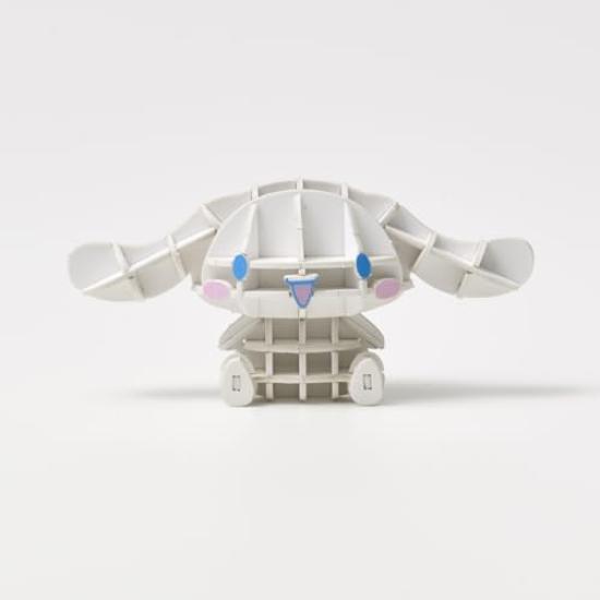 si-gu-mi PLUS Sanrio Cinnamoroll - 3D Paper Puzzle DIY Craft Kit for Kids and Adults - Educational Toy for Boys and Girls - 3D Artwork and a Great