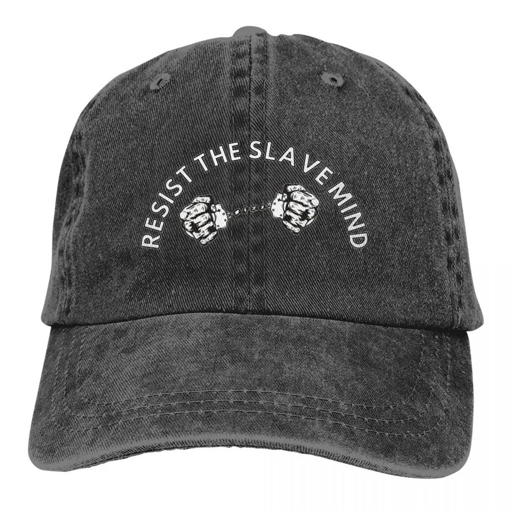 Casual Resist The Slave Mind Baseball Cap Unisex Style Distressed Denim  Hat Andrew Tate Top G Outdoor Workouts Caps Hat