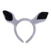Kawaii Plush Horse Ear Headband Cute Simulation Animal Ears Hair Roop Cosplay Party Headwear  Year Hair Accessories