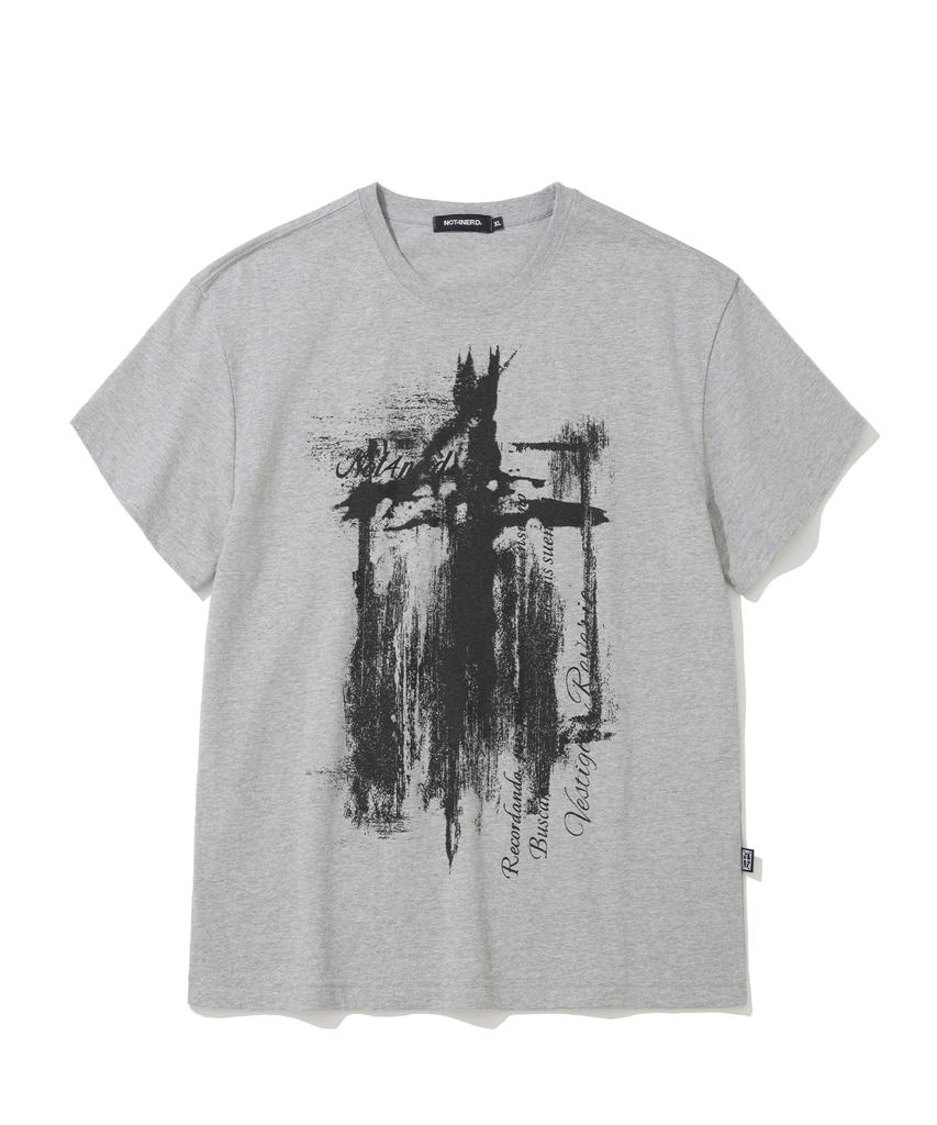 NOT4NERD After Collapse Regular Fit T-Shirts - Gray