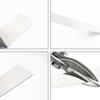 1PC Stainless Steel Strips, Brushed Self Adhesive Strip Metal Trim Strip, Finishing Sheet Metal Strip for Microwave/Oven/Cooktop