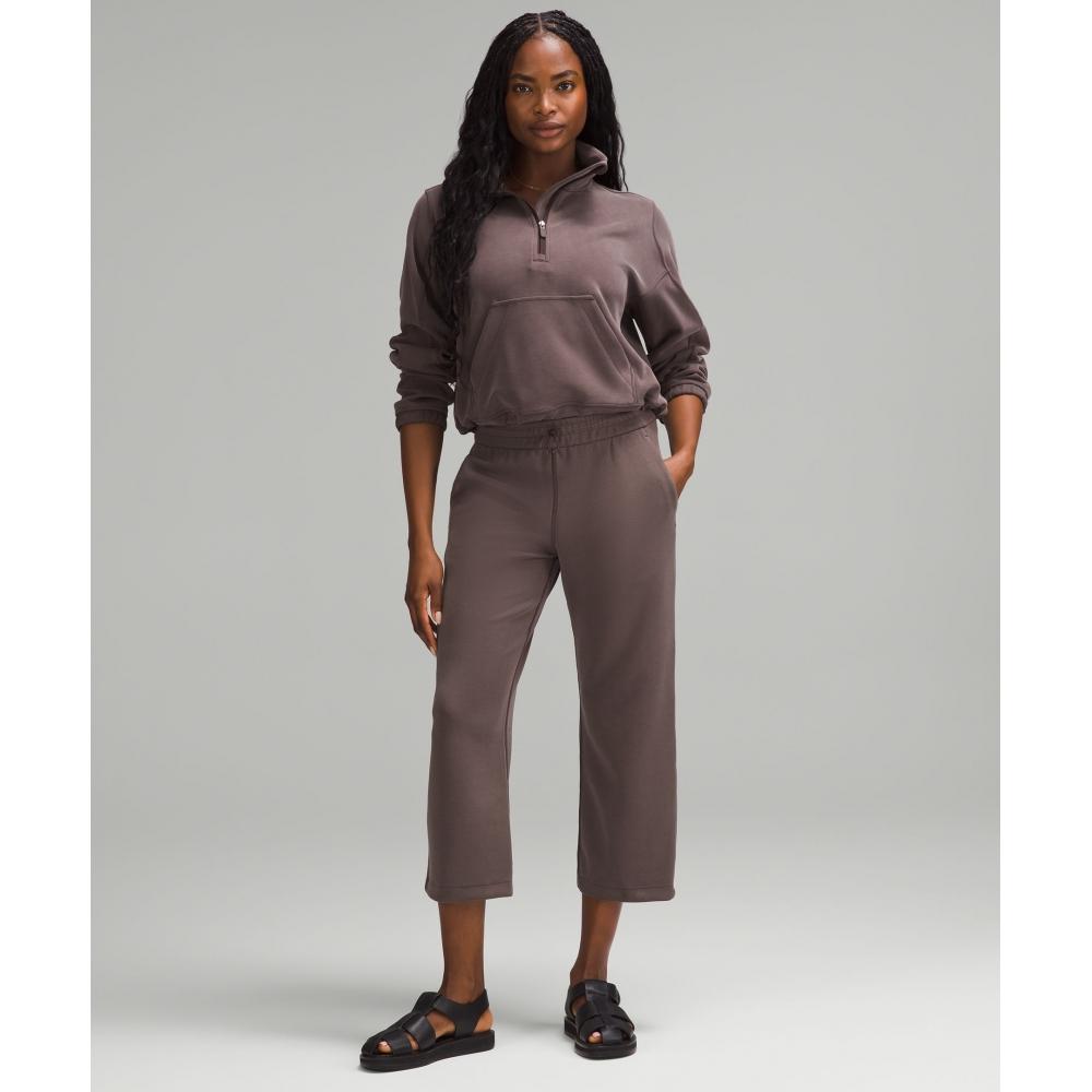 Lululemon Softstreme High Rise Straight Leg Cropped Pant Espresso