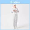 Durable White Rabbit Jumpsuit For Children Ideal For Halloween And Playtime