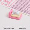 3D Lying Cat DIY Hair Clip Kit - Cream Glue & Resin Accessories