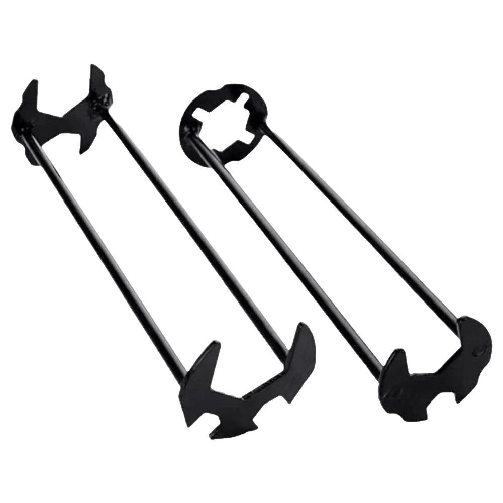 2Pcs Multifunctional Kitchen Faucet Sink Basin Wrench Multifunctional Sink Wrench for Tight Spaces Kitchen Bathroom Home