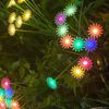 LED Solar Lamp Solar Daisy Lights Simulation Flower 6/8/10 LED Solar Landscape Lights Solar Powered Ground Plug