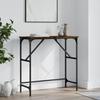 VidaXL Console Table Smoked Oak 75x32x75 Cm Engineered Wood 834062