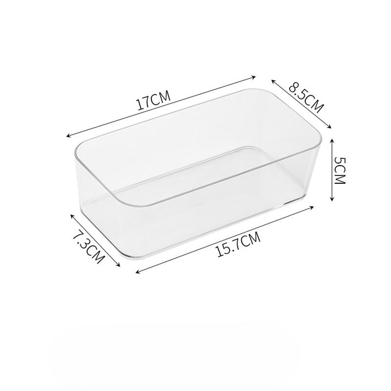 Drawer Compartments Storage Box Office Desk Cabinet Built-in Rectangular Plastic Desk Organization Small Storage Box