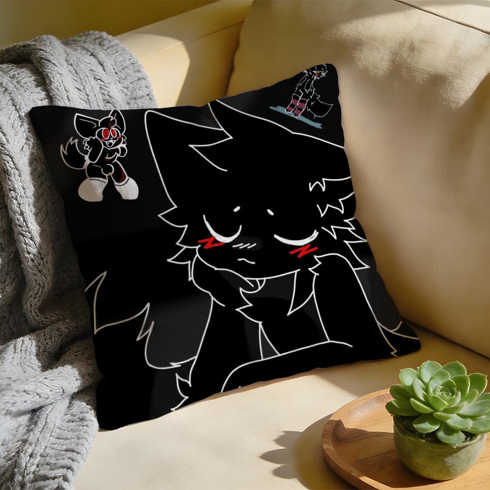 

Cushion Cover Washed Linen Soft Breathable Decorative Case For Sofa Home BBoykisser Silly Cat Cute Pillow cover 30x30cm