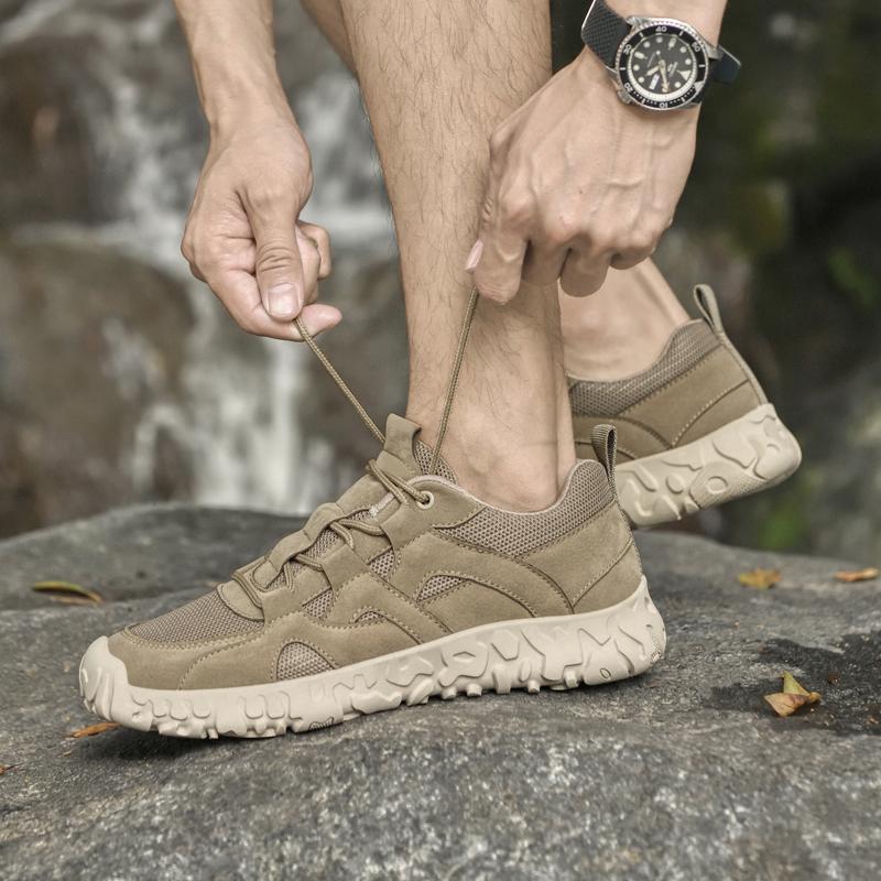 Fashion Solid Color Running Trainers Leisure Sports Male Hiking Shoes New Breathable Sneakers for Men Leisure Walk Mesh Casual Footwear