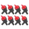 8Pcs 1/4in Kraftstoff Cut Off Ventil 90 Grad Abschaltung Ventil Gerade Gas Ventil für Stens für Oregon für