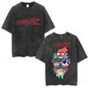 2026 T-shirt Grafiche Vintage Lavate Band Rock Gorillaz Album The Now Now Uomo Donna Abbigliamento Hip Hop Punk T-shirt Girocollo Oversize Y2K